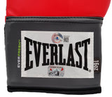 Mike Tyson Autographed Red Everlast Everfresh Boxing Glove Left Hand In Silver Beckett BAS Stock #202298