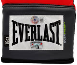 Mike Tyson Autographed Red Everlast Everfresh Boxing Glove (Right Handed RH, Silver) Beckett BAS Stock #202300