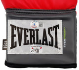 Mike Tyson Autographed Red Everlast Everfresh Boxing Glove Right Hand In Silver Beckett BAS Stock #202301