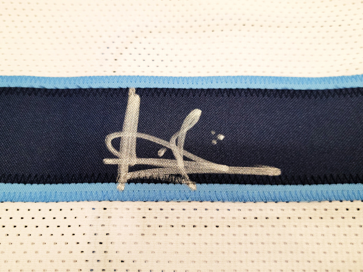 Tennessee Titans Vince Young Autographed White Jersey JSA Stock #202304