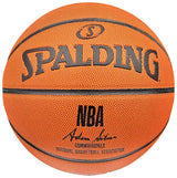 Shawn Kemp Autographed Official Spalding White Logo Basketball Seattle Supersonics MCS Holo Stock #202384