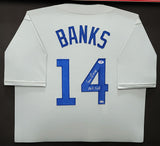 Chicago Cubs Ernie Banks Autographed Framed Gray Jersey "Mr. Cub" PSA/DNA Stock #202409