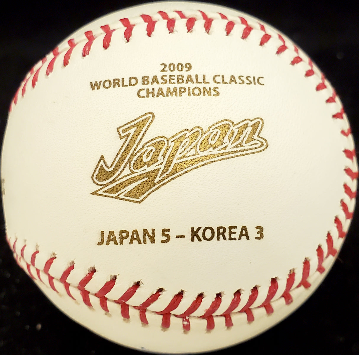 Ichiro Suzuki Autographed Official 2009 WBC Baseball Japan vs. Korea IS Holo SKU #192237
