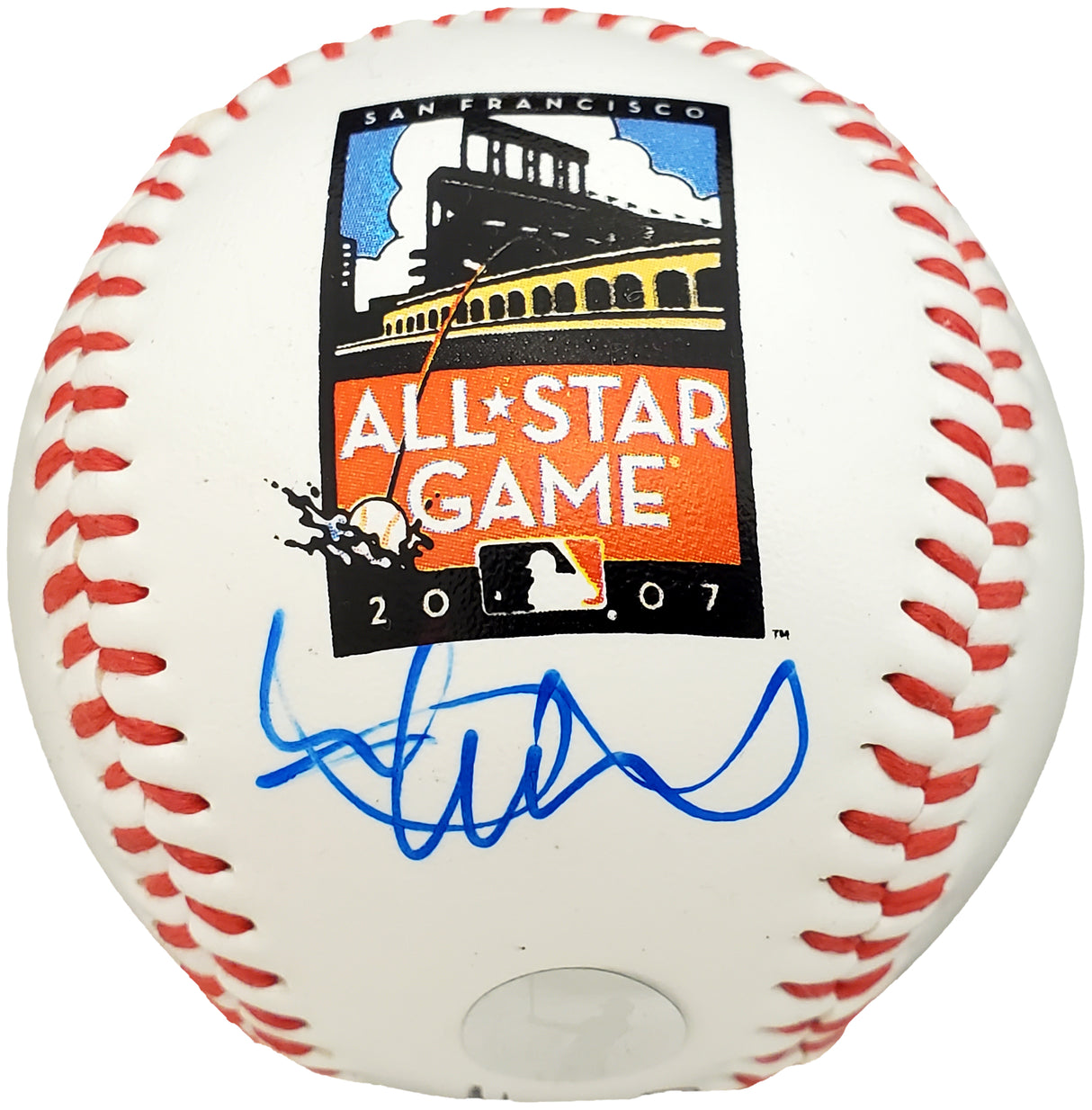 Ichiro Suzuki Autographed Official Rawlings 2007 All Star Game Logo Baseball Seattle Mariners IS Holo SKU #192309