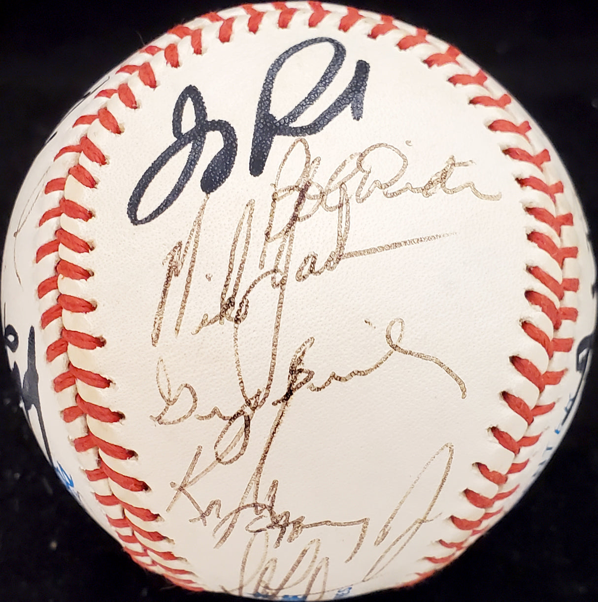 1989 Seattle Mariners Team Autographed Official AL Baseball With 24 Signatures Including Ken Griffey Jr. Rookie Beckett BAS #AA01196