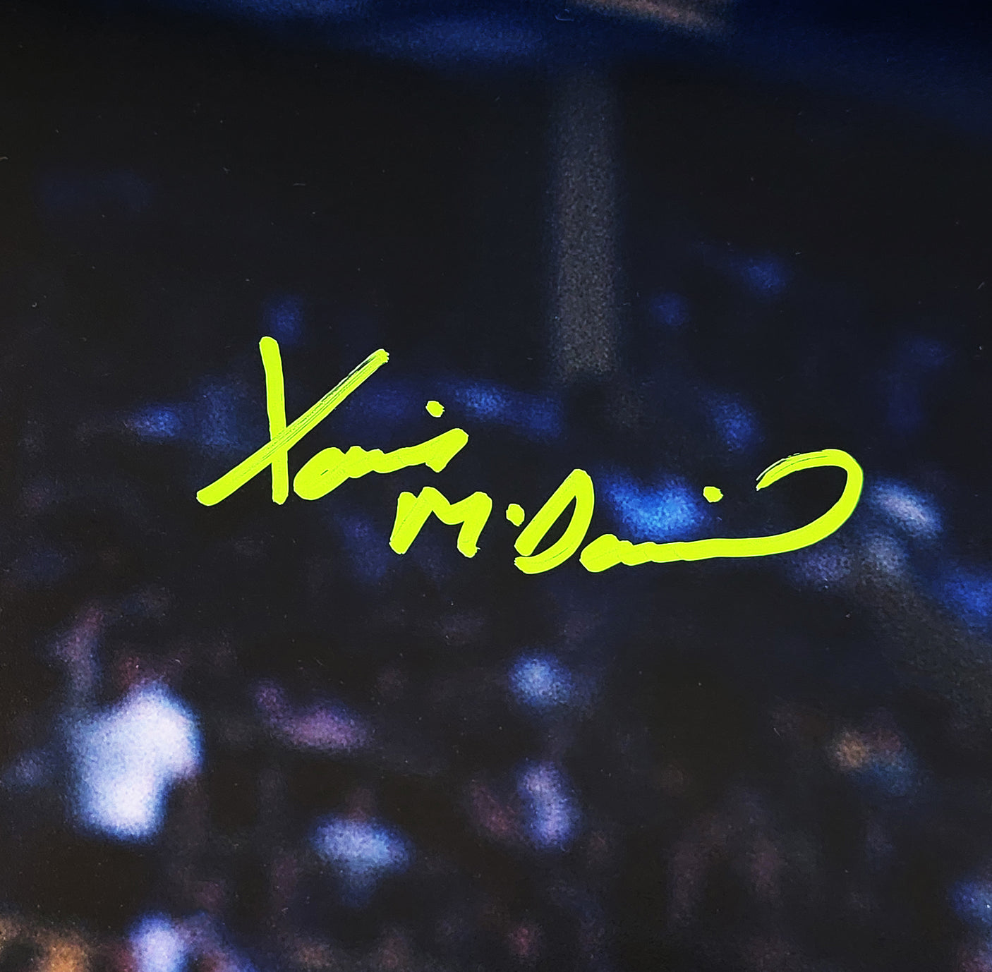Xavier McDaniel Autographed 16x20 Photo Seattle Supersonics MCS Holo Stock #202459