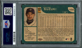 Ichiro Suzuki Autographed 2001 Topps Chrome Traded Retrofractor Rookie Card #T266 Seattle Mariners PSA 9 Auto Grade Gem Mint 10 "01 ROY MVP" PSA/DNA #63680013