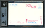 Dean Smith Autographed 1992-93 Capital Cards 3.25x5.5 Postcard #18 North Carolina Beckett BAS #14066958