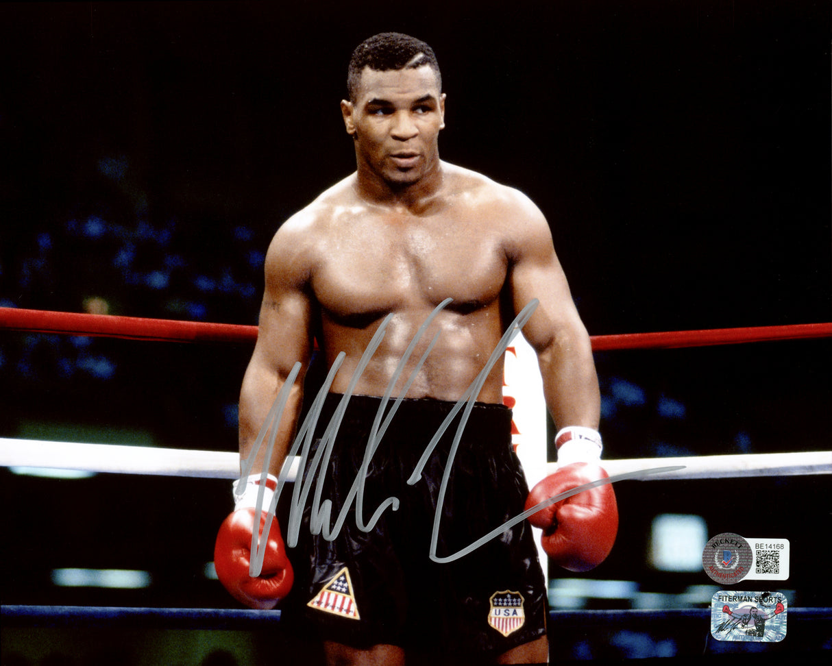 Mike Tyson Autographed 8x10 Photo Beckett BAS Stock #202435