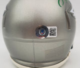 Herschel Walker Autographed Philadelphia Eagles Flash Silver Speed Mini Helmet Beckett BAS QR Stock #202147
