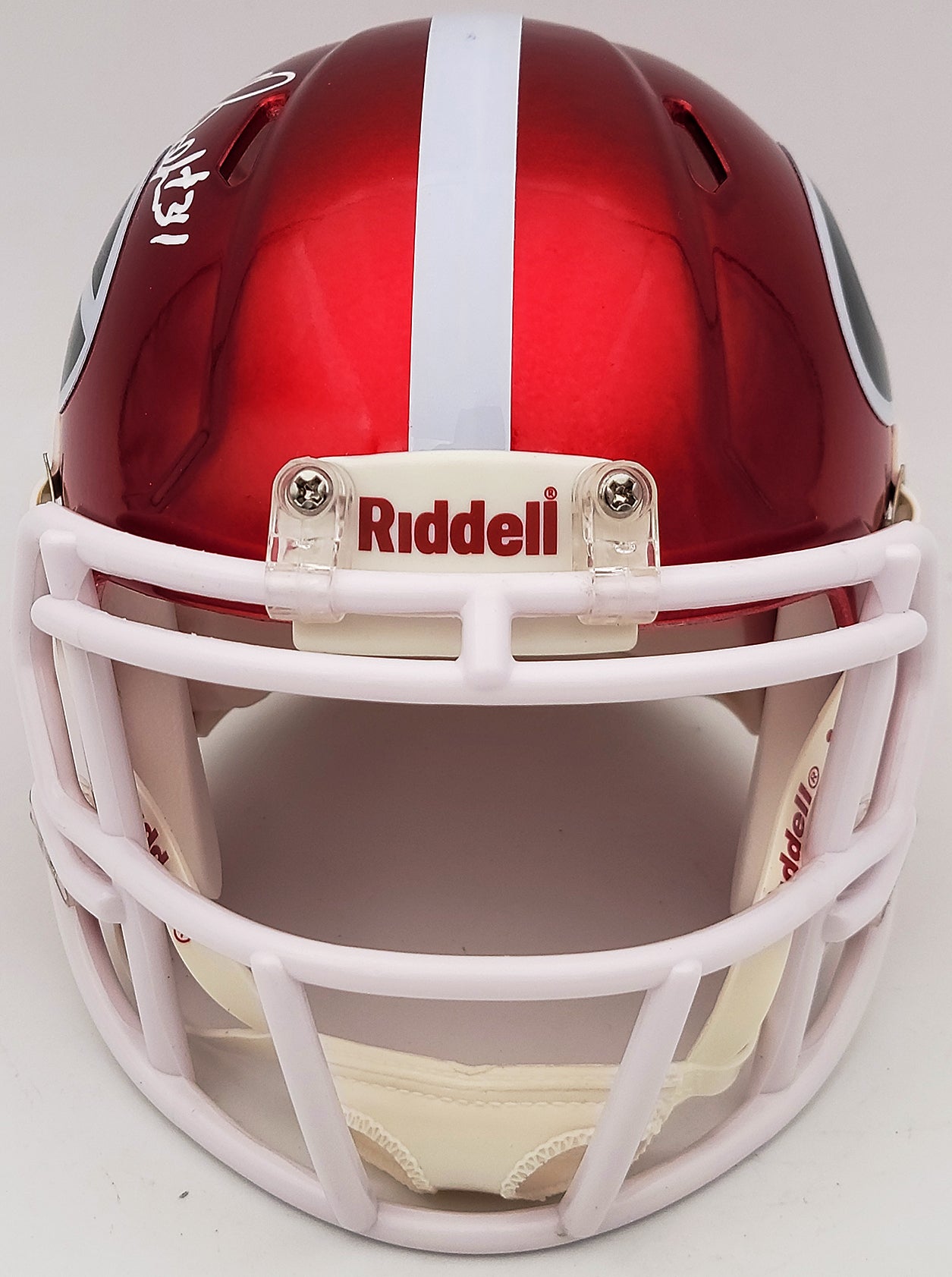 Herschel Walker Autographed Georgia Bulldogs Flash Red Speed Mini Helmet Beckett BAS QR Stock #202150