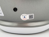 Herschel Walker Autographed Philadelphia Eagles Flash Silver Full Size Replica Speed Helmet Beckett BAS QR Stock #202155