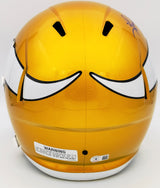 Herschel Walker Autographed Minnesota Vikings Flash Yellow Full Size Replica Speed Helmet Beckett BAS QR Stock #202156