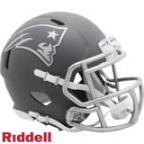 New England Patriots Slate Speed Mini Football Helmet