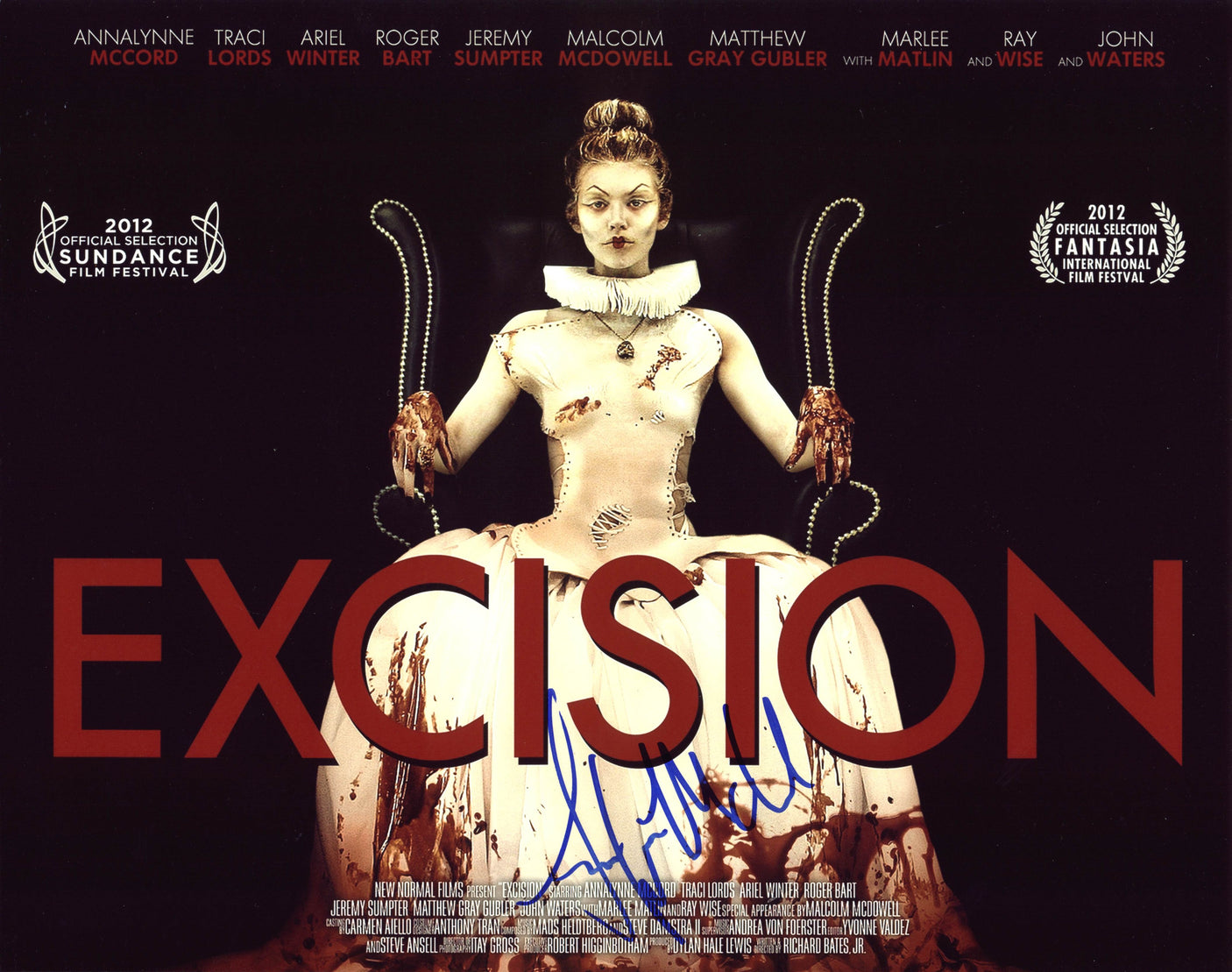AnnaLynne McCord Excision Authentic Signed 11X14 Photo PSA/DNA #V22425