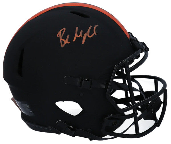BAKER MAYFIELD Autographed Cleveland Browns Eclipse Speed Authentic Helmet FANATICS