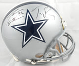 Tony Romo Jason Witten Autographed Dallas Cowboys F/S Authentic Helmet - PSA