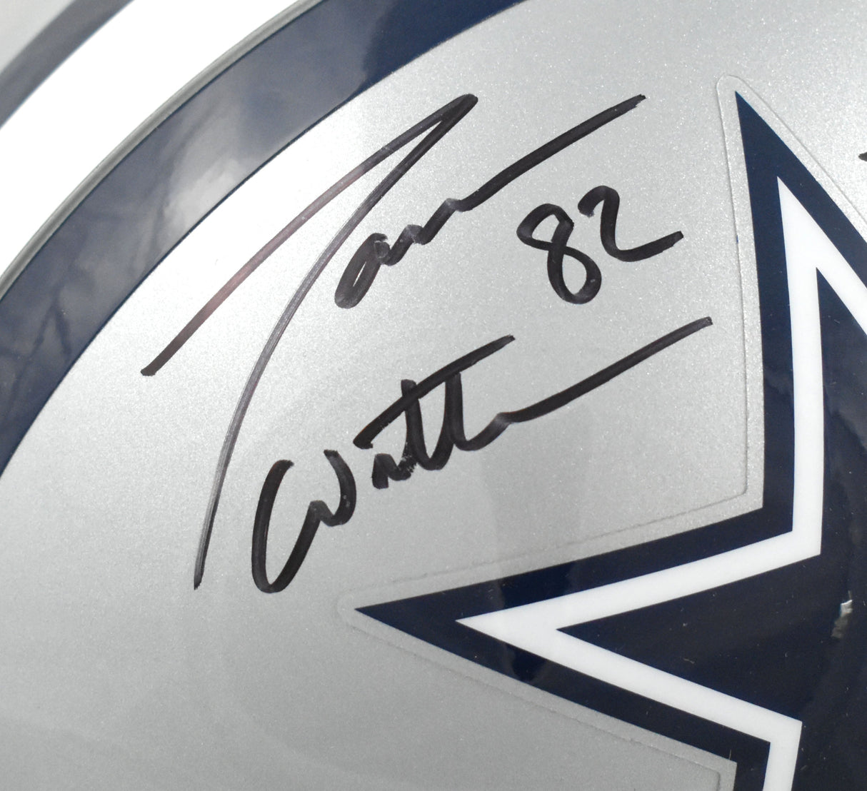 Tony Romo Jason Witten Autographed Dallas Cowboys F/S Authentic Helmet - PSA