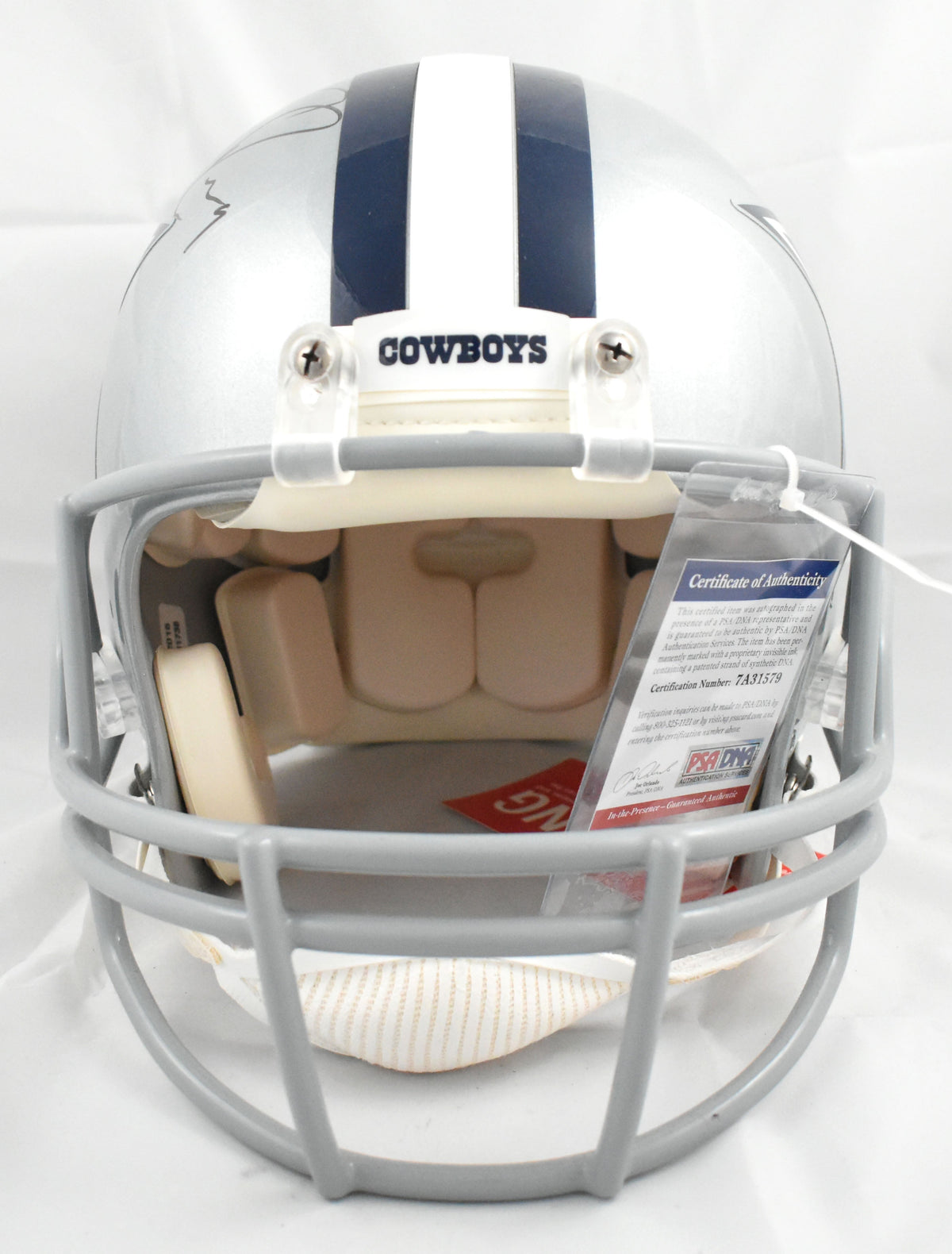 Tony Romo Jason Witten Autographed Dallas Cowboys F/S Authentic Helmet - PSA