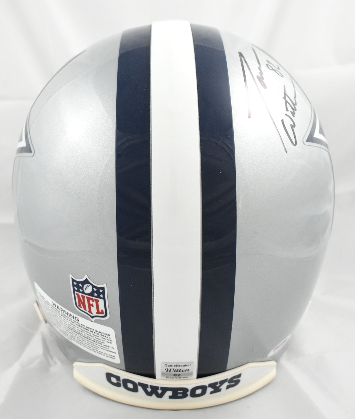 Tony Romo Jason Witten Autographed Dallas Cowboys F/S Authentic Helmet - PSA