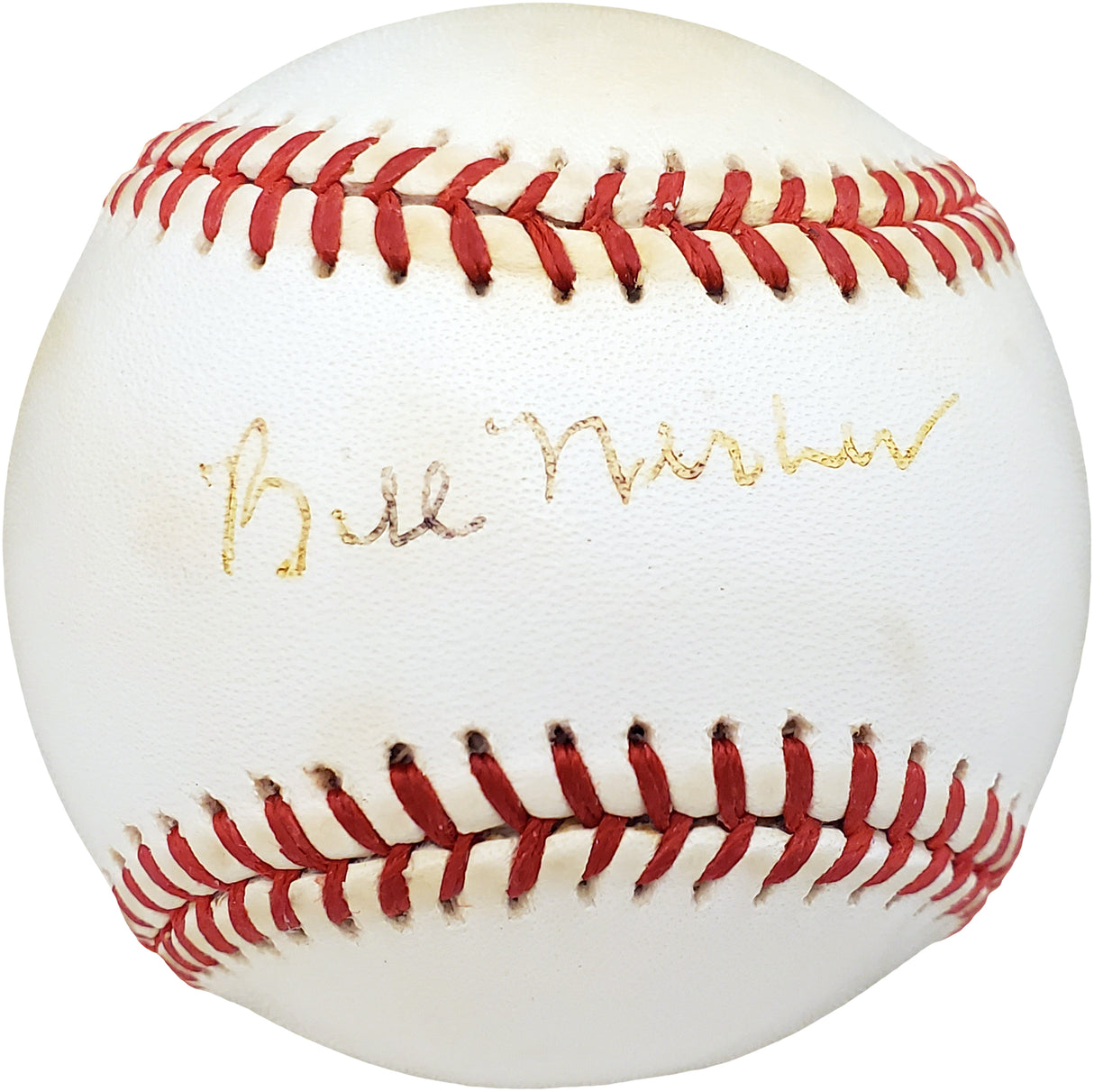 Bill Werber Autographed Official AL Baseball New York Yankees, Cincinnati Reds Beckett BAS #V68014
