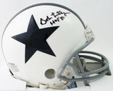 Bob Lilly Autographed Dallas Cowboys 60-63 TB Mini Helmet w/HOF - Beckett W Auth