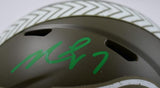 Michael Vick Signed Eagles Salute to Service Speed Mini Helmet- Beckett W Holo