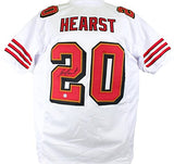 Garrison Hearst Autographed White Pro Style Jersey-Prova *Black