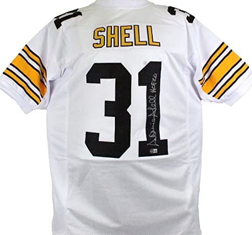 Donnie Shell Autographed White Pro Style Jersey w/HOF-Beckett W Hologram