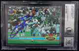 1991 Stadium Club #2 Emmitt Smith Auto Dallas Cowboys BGS Autograph 10