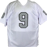 Shane Lechler Autographed White Pro Style Jersey- Beckett W Hologram *Black