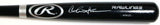 Charlie Sheen Autographed Black Rawlings Pro Baseball Bat - JSA Witness *Silver