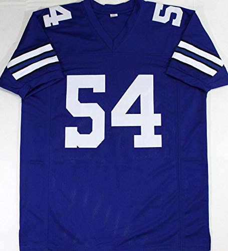 Randy White Autographed Blue Pro Style Jersey w/HOF - Beckett W Auth *4