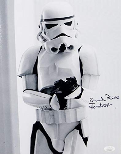 Quentin Pierre Autographed 11x14 Photo From Movie w/ Stormtrooper- JSA Auth *Blk
