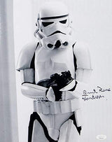 Quentin Pierre Autographed 11x14 Photo From Movie w/ Stormtrooper- JSA Auth *Blk