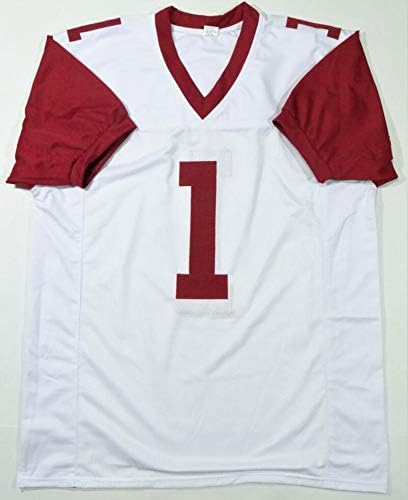 Kyler Murray Autographed White College Style Jersey w/ HT - Beckett W Auth *1
