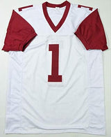 Kyler Murray Autographed White College Style Jersey w/ HT - Beckett W Auth *1
