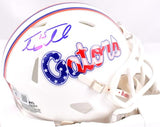 Tim Tebow Autographed Gators Stars & Stripes Speed Mini Helmet - Beckett W Holo