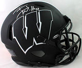 T.J. Watt Autographed Wisconsin Badgers Eclipse Authentic Helmet - Beckett W