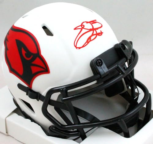 Emmitt Smith Autographed Cardinals Lunar Speed Mini Helmet- Beckett W Hologram