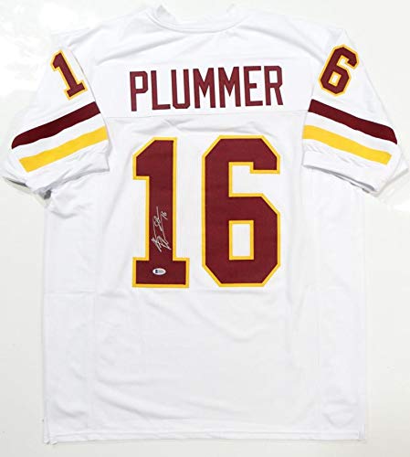 Jake Plummer Autographed White College Style Jersey- Beckett Authenticated *1