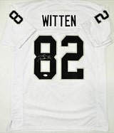 Jason Witten Autographed White Pro Style Jersey - Beckett W Auth *8