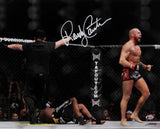 Randy Couture Autographed MMA 16x20 Knock Out Yelling Photo- Beckett Auth *White
