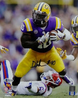 Devin White Autographed LSU 8x10 PF Photo w/ Ball vs LA Tech - Beckett Auth *Blk