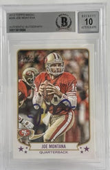2013 Topps Magic #206 Joe Montana Auto San Francisco 49ers BGS Autograph 10