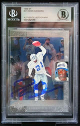1996 Upper Deck SP #21 Deion Sanders Dallas Cowboys BGS Autograph 10