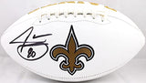 Jarvis Landry Autographed New Orleans Saints Logo Football-Beckett W Hologram