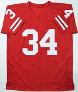 Derek Watt Autographed Red College Style Jersey -JSA W Auth *4