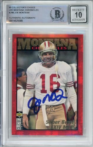 1995 Collector's Choice Joe Montana Chronicles #JM9 Joe Montana