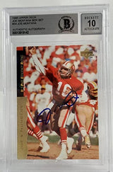 1995 Upper Deck Box Set #34 Joe Montana Auto SF 49ers BGS Autograph 10